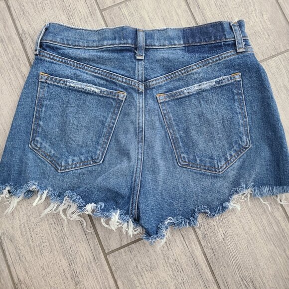 Abercrombie & Fitch The Mom Short High Rise Denim Shorts Women’s Size 27/4 - Picture 3 of 9